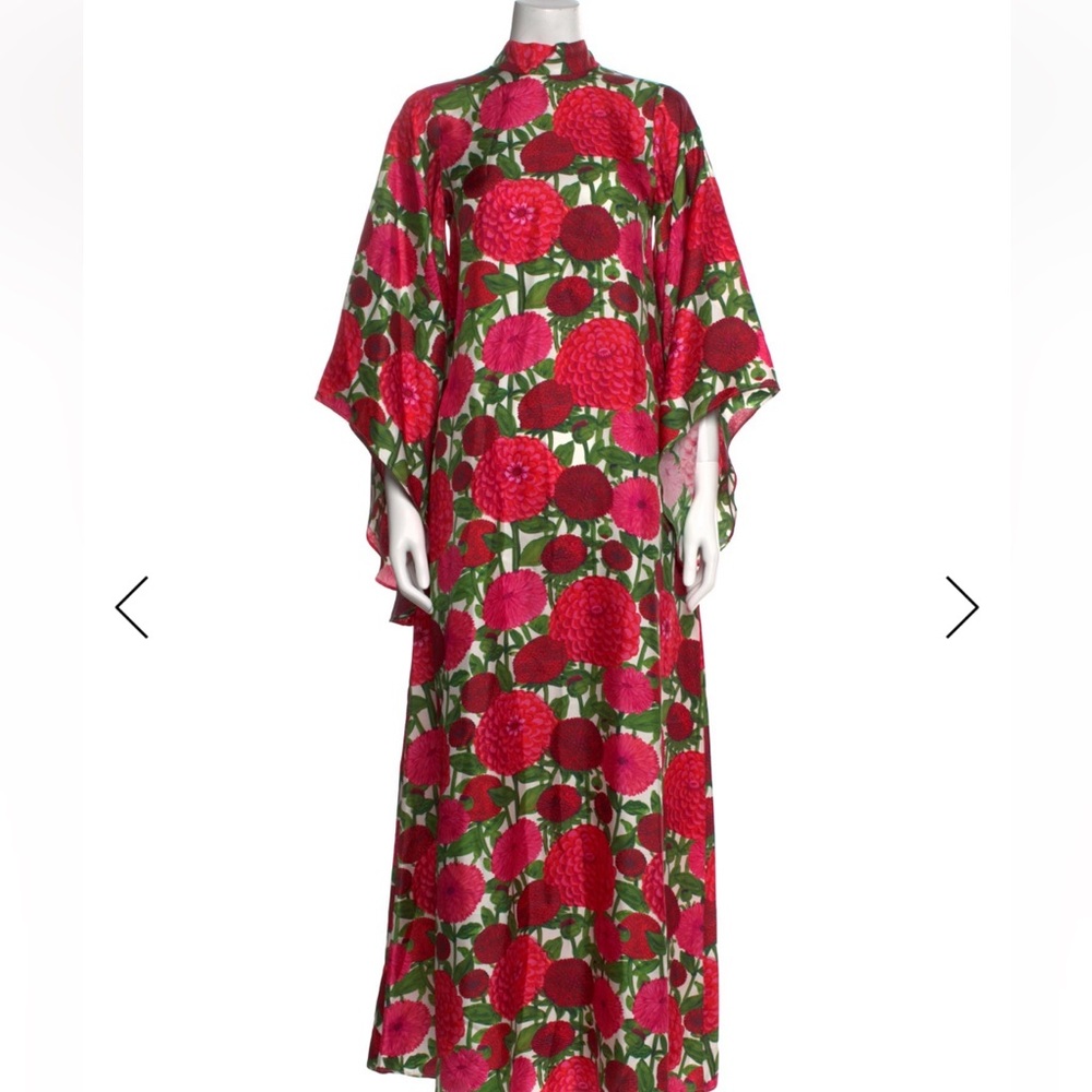 La DoubleJ Magnifico Dress in Pink Dahlias
